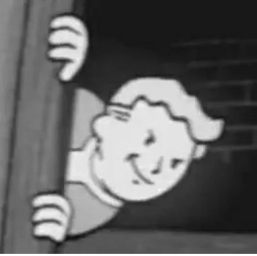 🌚 Стикер «Fallout Vault Boy» для Telegram