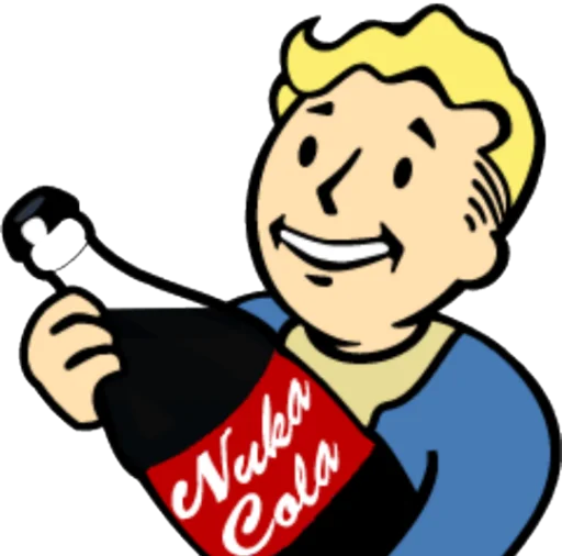 🥤 Стикер «Fallout Vault Boy» для Telegram