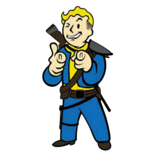 😉 Стикер «Fallout Vault Boy» для Telegram