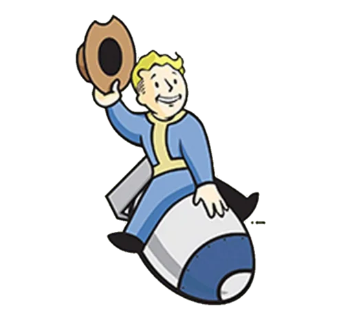 🚀 Стикер «Fallout Vault Boy» для Telegram