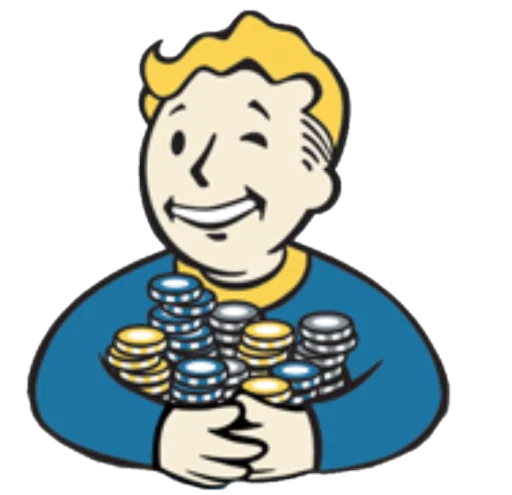 🤑 Стикер «Fallout Vault Boy» для Telegram