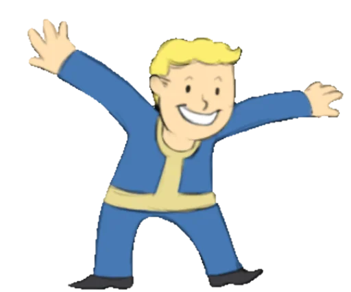 😁 Стикер «Fallout Vault Boy» для Telegram