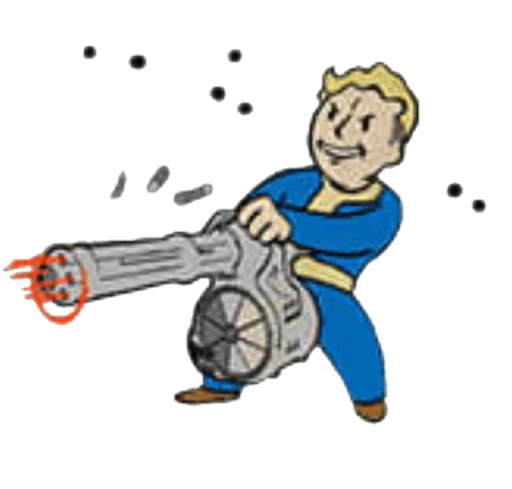 🚛 Стикер «Fallout Vault Boy» для Telegram