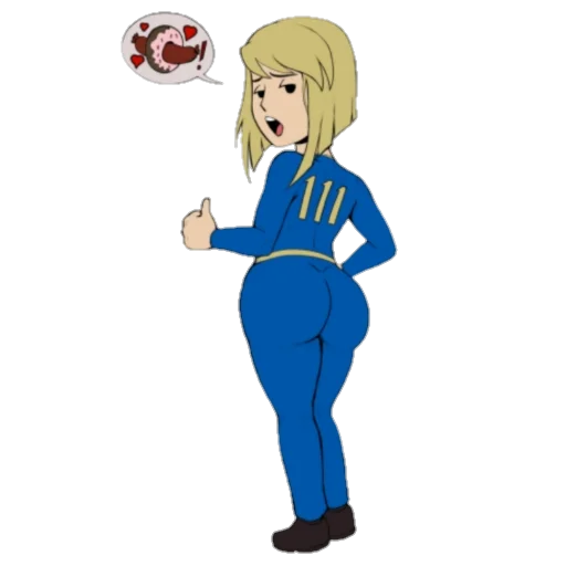 💦 Стикер «Fallout Vault Boy» для Telegram