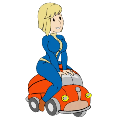 🚗 Стикер «Fallout Vault Boy» для Telegram