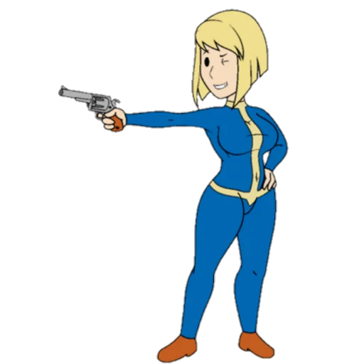 🔫 Стикер «Fallout Vault Boy» для Telegram