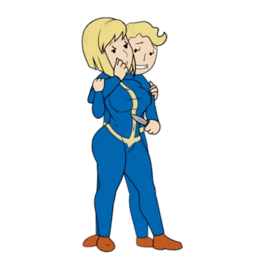 🔪 Стикер «Fallout Vault Boy» для Telegram
