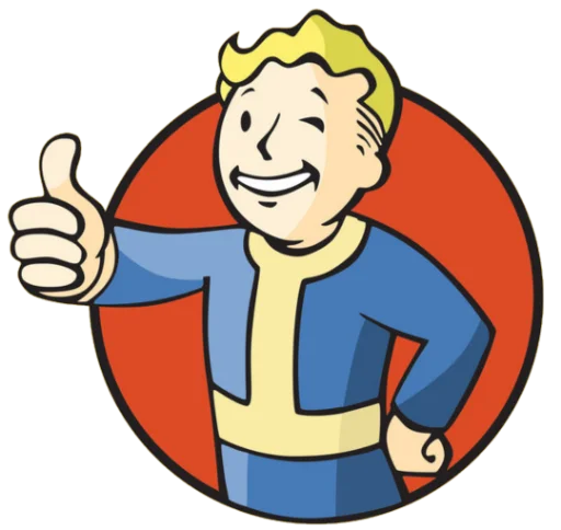 Стикерпак Fallout Vault Boy для Telegram — скачать