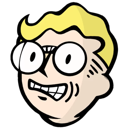 😬 Стикер «Fallout C.H.A.T.» для Telegram