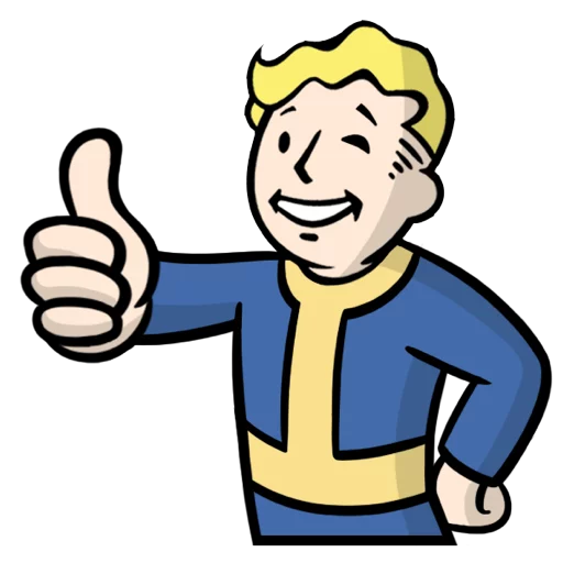 👍 Стикер «Fallout C.H.A.T.» для Telegram