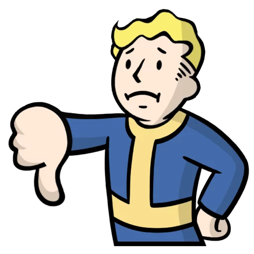 👎 Стикер «Fallout C.H.A.T.» для Telegram