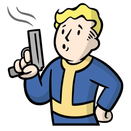 🔫 Стикер «Fallout C.H.A.T.» для Telegram