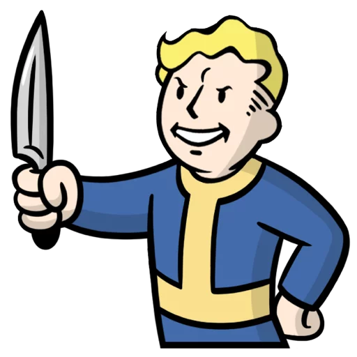 🔪 Стикер «Fallout C.H.A.T.» для Telegram