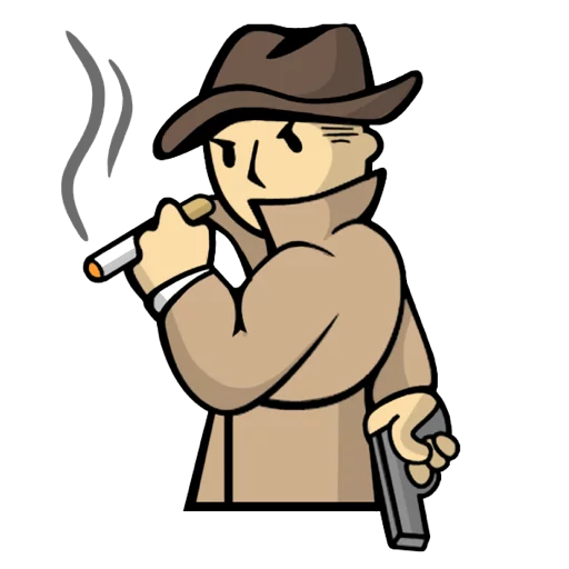 🚬 Стикер «Fallout C.H.A.T.» для Telegram