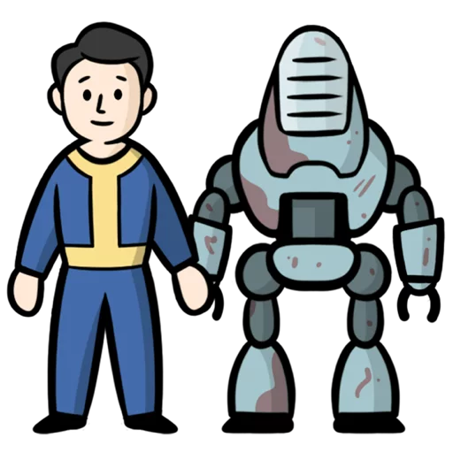 👬 Стикер «Fallout C.H.A.T.» для Telegram