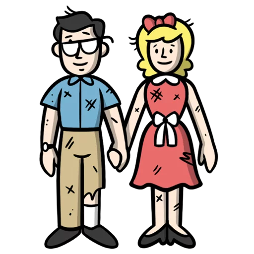 👫 Стикер «Fallout C.H.A.T.» для Telegram