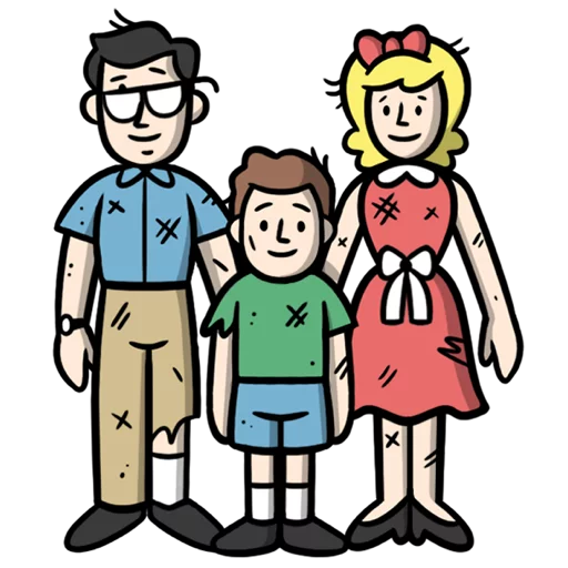 👪 Стикер «Fallout C.H.A.T.» для Telegram