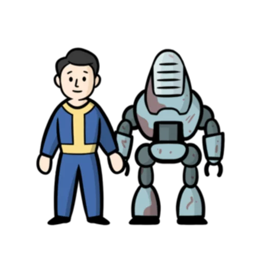 👬 Стикер «Fallout emoji» для Telegram
