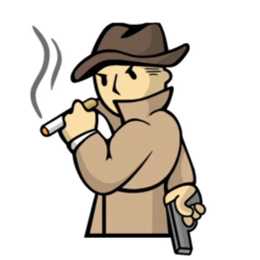 🕵️‍♂️ Стикер «Fallout emoji» для Telegram