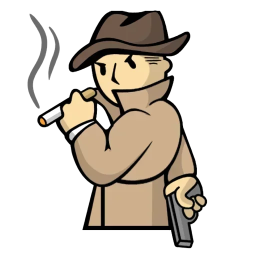 🚬 Стикер «Fallout» для Telegram