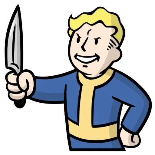 🔪 Стикер «Fallout» для Telegram