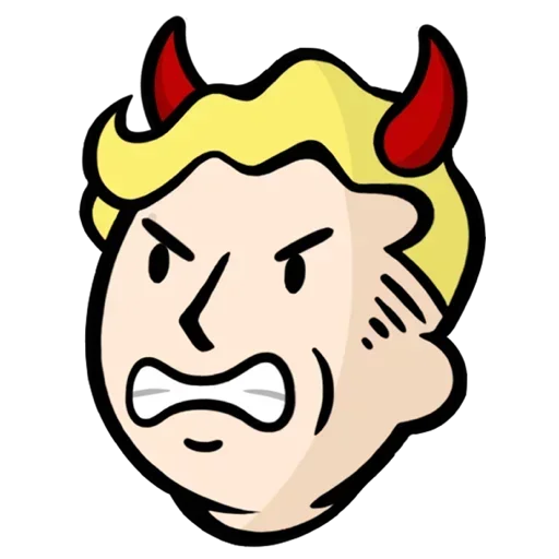 👿 Стикер «Fallout» для Telegram