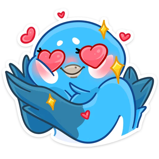 😍 Стикер «Семейные птенчики» для Telegram