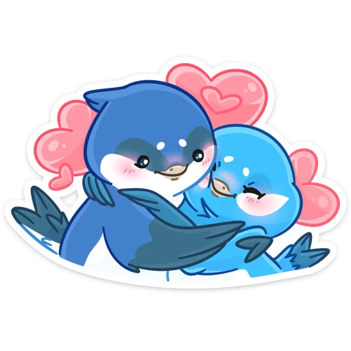 🤗 Стикер «Семейные птенчики» для Telegram