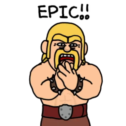 👏 Стикер «Clash BulBa» для Telegram