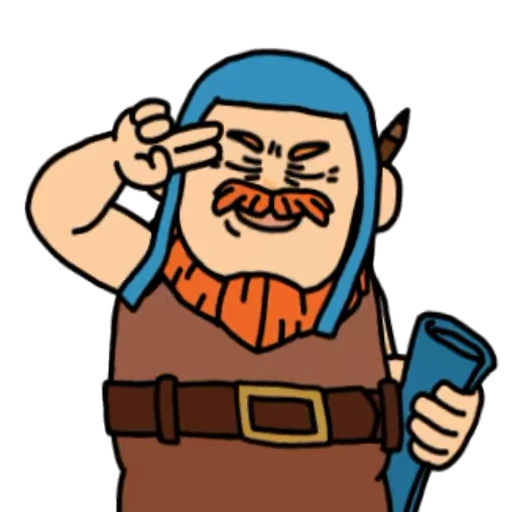 🤠 Стикер «Clash BulBa» для Telegram