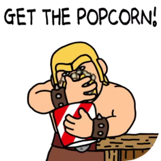 🍿 Стикер «Clash BulBa» для Telegram