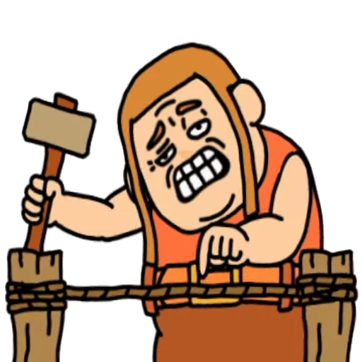 🤪 Стикер «Clash BulBa» для Telegram