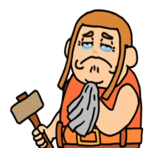 😭 Стикер «Clash BulBa» для Telegram