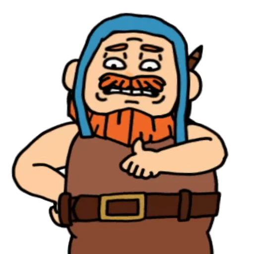 🤐 Стикер «Clash BulBa» для Telegram