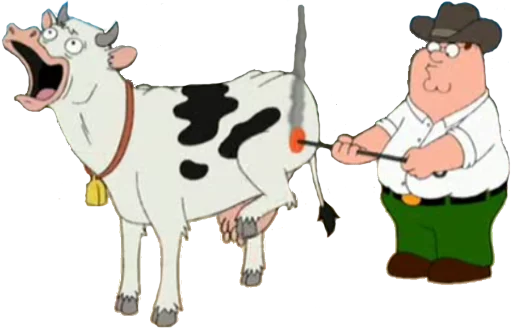 🐄 Стикер «FamilyGuy» для Telegram