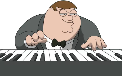 🎹 Стикер «FamilyGuy» для Telegram