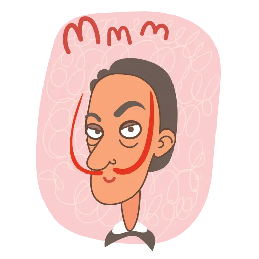 🥴 Стикер «Знаменитости арт» для Telegram