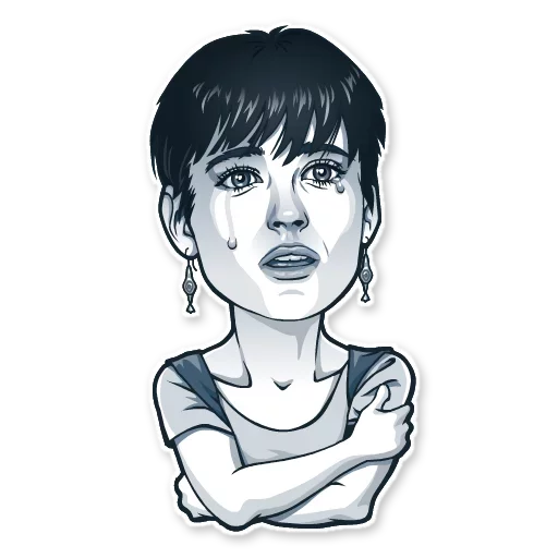 😢 Стикер «Famous Characters» для Telegram