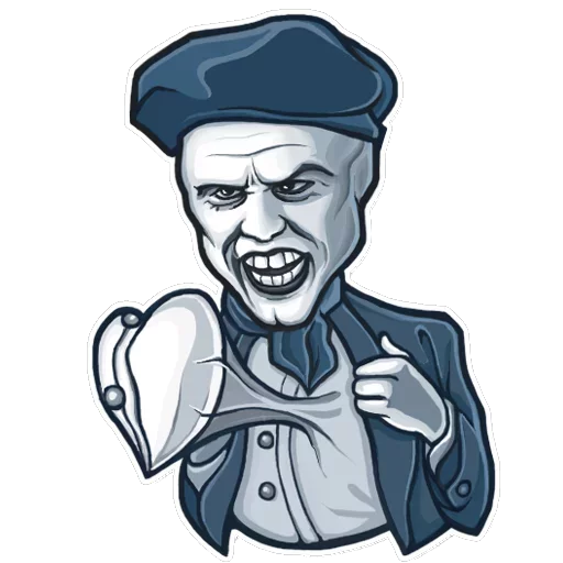 ❤ Стикер «Famous Characters» для Telegram