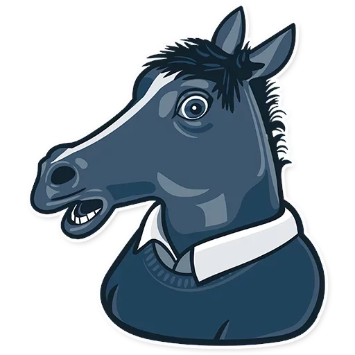 🐴 Стикер «Famous Characters» для Telegram