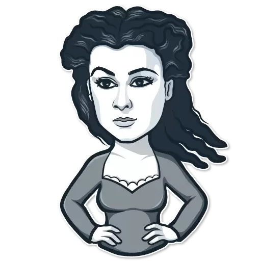 😐 Стикер «Famous Characters» для Telegram