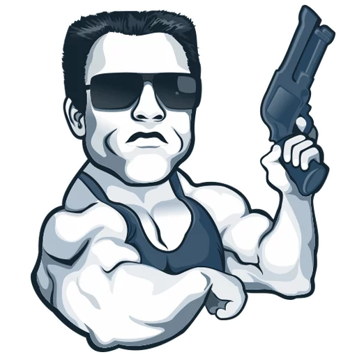🔫 Стикер «Famous Characters» для Telegram