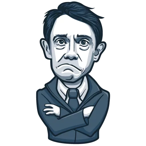 😕 Стикер «Famous Characters» для Telegram