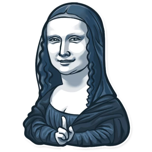 ☝ Стикер «Famous Characters» для Telegram