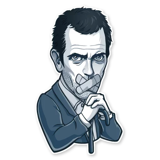 😶 Стикер «Famous Characters» для Telegram