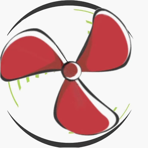 💨 Стикер «Вентиляторы» для Telegram