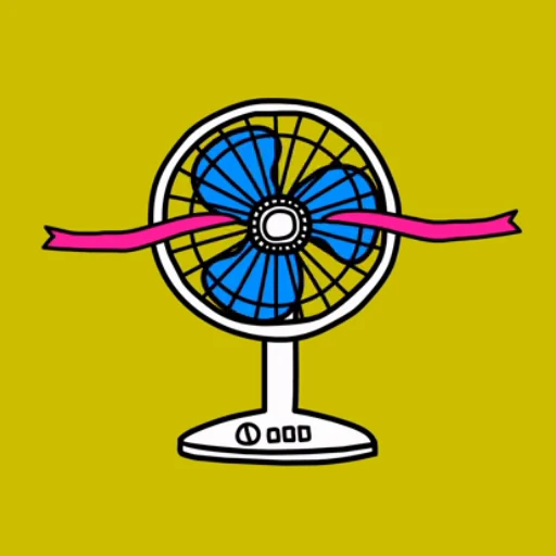 💨 Стикер «Вентиляторы» для Telegram