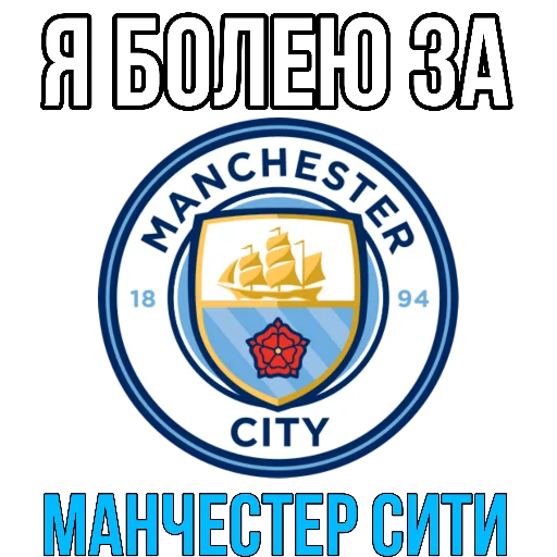 💙 Стикер «Я болею за футбол» для Telegram
