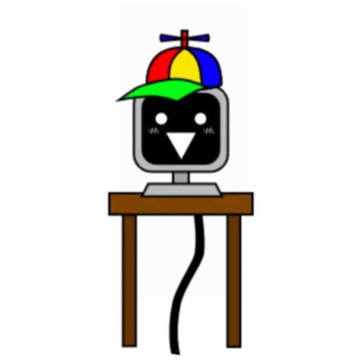 Стикерпак Мистер Фан Компьютер для Telegram