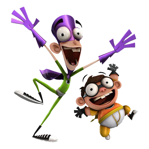😀 Стикер «Fanboy and Chum Chum» для Telegram